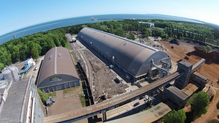 OT Logistics' new grain silo in the Port of Świnoujście (photo: OT Logistics)